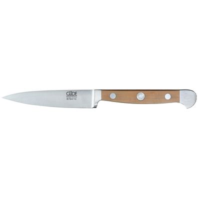 Güde kleines Spickmesser kurze 10 cm Klinge geschmiedet & Birnenholzgriff - Serie Alp