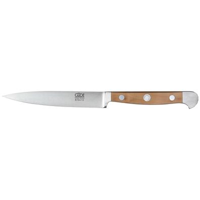 Güde kleines Spickmesser lange 13 cm Klinge geschmiedet & Birnenholzgriff - Serie Alp