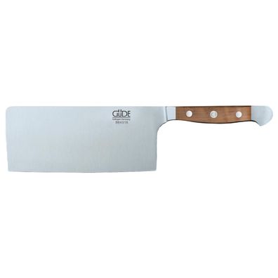 Güde asiatisches Kochmesser mit breiter 18 cm Klinge geschmiedet - Serie Alpha-Birne