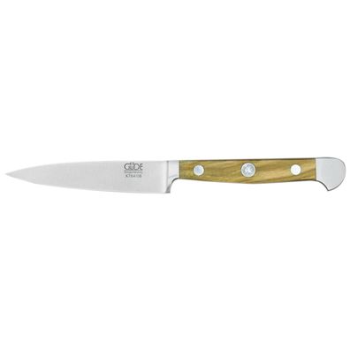 Güde kleines Spickmesser mit kurzer 8 cm Klinge geschmiedet & Olivenholzgriff
