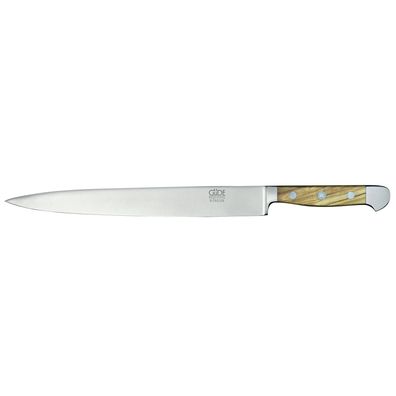 Güde langes Schinkenmesser mit 26 cm Klinge geschmiedet & Olivenholzgriff