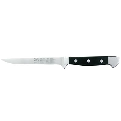 Güde Ausbeinmesser mit schmaler flexibler 13 cm Klinge geschmiedet - Serie Alpha