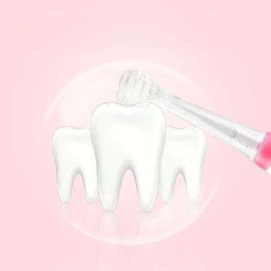 SEAGO Kinder-Schallzahnbürste 1xAA 1,5V (nicht enthalten), 4 Aufsätze, SG-902