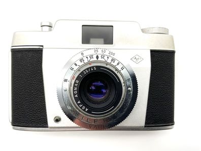 Agfa Silette Vario Sucherkamera mit Color Agnar 45mm 1:2.8 35mm Kompaktkamera