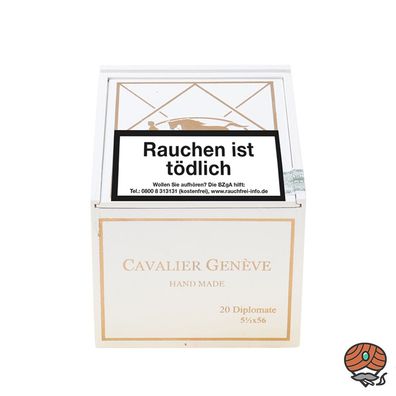 Cavalier Genève White Series Diplomate Zigarre aus Honduras 20er Kiste