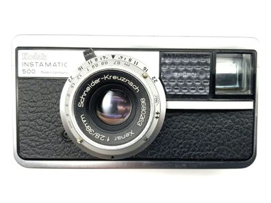 Kodak Instamatic 500 Sucherkamera mit Xenar 38mm 1:2.8 35mm Kompaktkamera