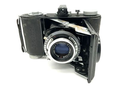 Balda Beltica Klappkamera mit Meritar 1:2.9 50mm red V Ovus E. Ludwig