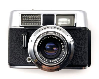 Voigtländer Vito CL Sucherkamera mit Skopar 50mm 1:2.8 35mm Prontor 500 LK
