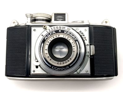 Agfa Karat Sucherkamera mit Solinar 50mm 1:3.5 35mm Kompaktkamera 5cm Compur