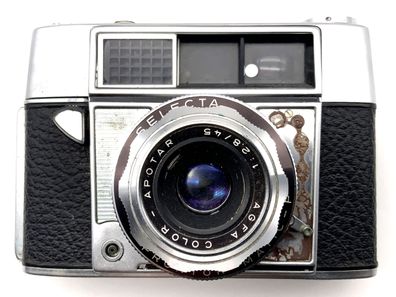 Agfa Selecta Sucherkamera mit Apotar 45mm 1:2.8 35mm Kompaktkamera