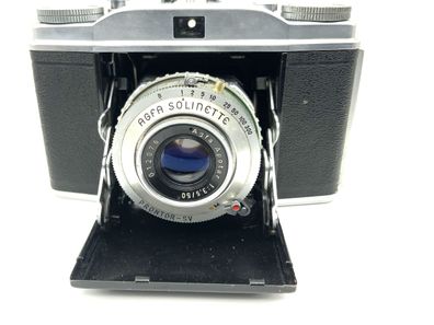 Agfa Solinette II Klappkamera mit Apotar 1:3.5 50mm 2 Prontor-SV