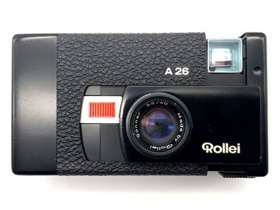 Rollei A26 Sucherkamera mit Sonnar 40mm 1:3.5 126er Film Kompaktkamera