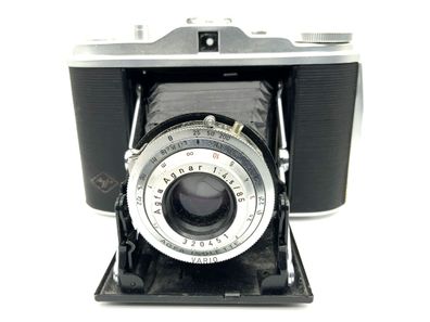 Agfa Isolette I Klappkamera mit Agnar 1:4.5 85mm 1 Vario Analogkamera 6x6
