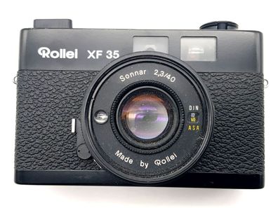 Rollei XF 35 Sucherkamera mit Sonnar 40mm 1:2.3 35mm Kompaktkamera Defekt