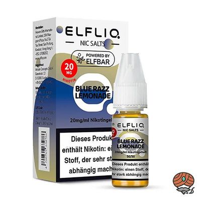 ELFLIQ by ELFBAR Blue Razz Lemonade * 20mg/ml* Nikotinsalz, Liquid 10ml