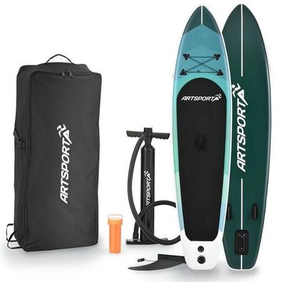 SUP Stand Up Paddle Board Set aufblasbar 320 Paddling Surfboard 150kg B-WARE