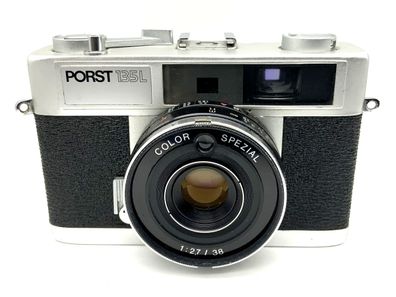 Porst 135L Sucherkamera mit Color Spezial 1:2.7/38 Analogkamera !Beli defekt!