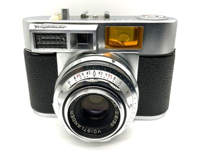 Voigtländer Vitomatic IIa Sucherkamera mit Color-Skopar 2.8/50 Prontor 500 SLK-v