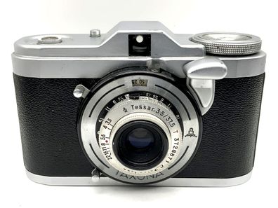 Zeiss Ikon Taxona Sucherkamera mit Carl Zeiss Q1 Tessar 1:3.5/37,5 red T