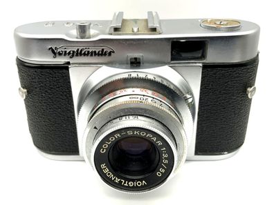 Voigtländer Vito B mit Color-Skopar 1:3.5/50 kleiner Sucher Kamera Prontor-SVS