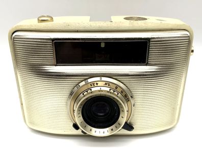 Pentacon Penti II Sucherkamera mit Meyer Optik Domiplan V 1:3.5/30 gold/beige