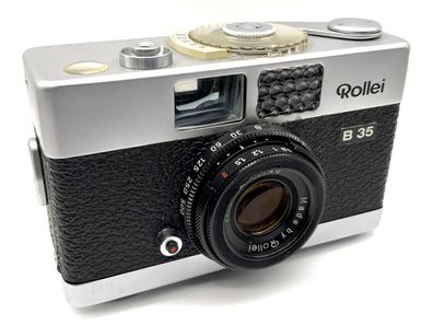 Rollei B 35 Sucherkamera mit Triotar 3,5/40 Chrom Halbformatkamera Kompaktkamera