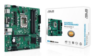 ASUS B760M-C-CSM LGA1700 4DDR5 microATX 4xSATA 2xDP 1.4 HDMI 2.1 D-Sub MB
