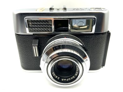 Voigtländer Vito CLR Messsucherkamera mit Color Skopar 2.8/50 Prontor 500 LK