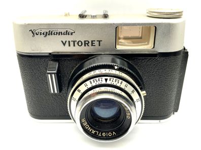 Voigtländer Vitoret Sucherkamera mit Lanthar 2.8/50 Prontor 125