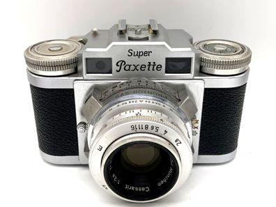 Braun Super Paxette Sucherkamera mit Steinheil München Cassarit 1:2.8 f=45mm