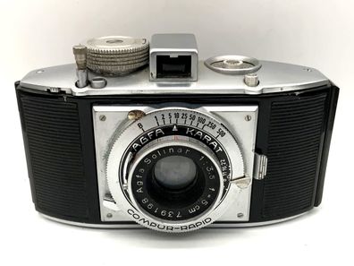Agfa Karat Sucherkamera mit Solinar 1:3.5 f=5cm Compur Rapid Analogkamera