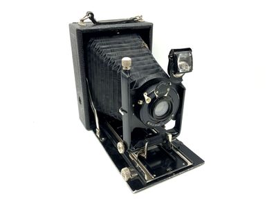 H. Bauer & Söhne Plattenkamera mit Dopp. Anastigmat Splendar 1:6.8 F=135mm Vario