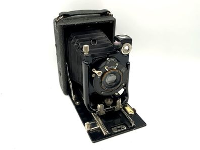 CHR. FR. Winter Sohn Plattenkamera mit Steinheil Unofocal 1:6.8 F=10,5cm Vario