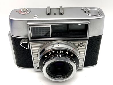 Agfa Optima II Sucherkamera mit Color-Apotar 1:2.8/45 Prontormator Analogkamera