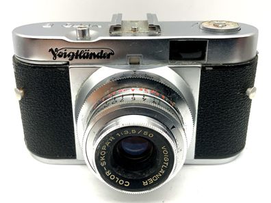 Voigtländer Vito B Sucherkamera mit Color-Skopar 1:3.5/50 Pronto Analogkamera