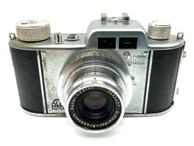 AkA Rette Sucherkamera mit Xenar 1:2.8/45 Akarette Prontor-S Analogkamera
