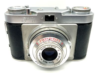 Wirgin Edixa I-L Sucherkamera mit Ennit 1:2.8/45 red C Prontor-SVS