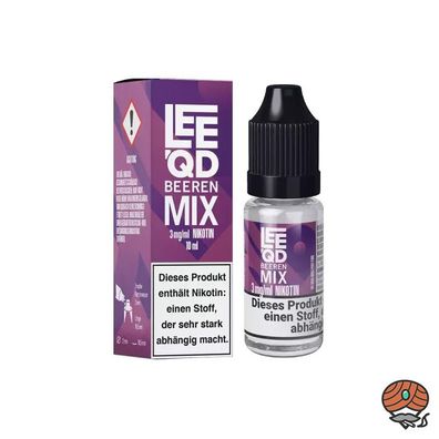 LEEQD Beeren Mix 3mg/ml Nikotin, Liquid 10ml