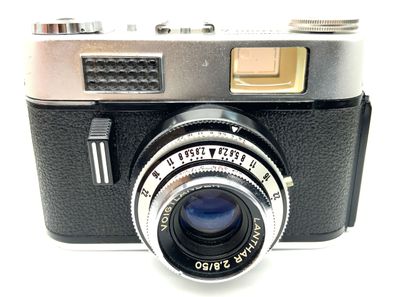 Voigtländer Vitoret D Sucherkamera mit Lanthar 2.8/50 Prontor 125 Analogkamera