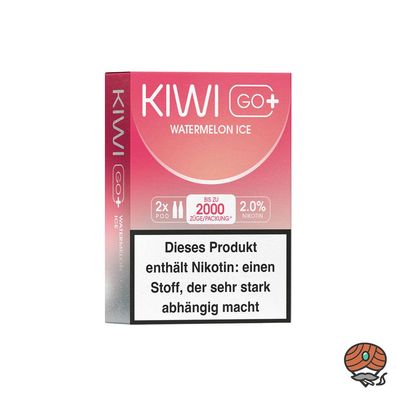 KIWI GO+ POD Watermelon Ice 20mg/ml Nikotin à 2 Pods