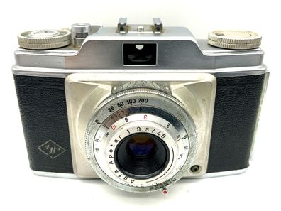 Agfa Silette Sucherkamera mit Apotar 1:3.5/45 Pronto Kompaktkamera Analogkamera