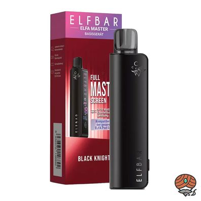 ELFBAR ELFA MASTER E-Zigaretten Akku BLACK KNIGHT verwendbar mit ELFA PODS
