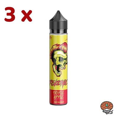 Revoltage TRIPLE APPLE Longfill Aroma für E-Zigaretten 3x 15ml