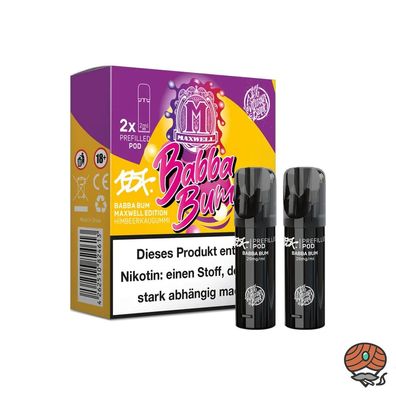 187 Strassenbande Pod BABBA BUM 20mg/ml Nikotin, * 2 PODS*