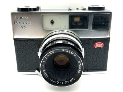 Braun Super Paxette 35 Sucherkamera mit Staeble Color Ultranit 1:2,8 50mm