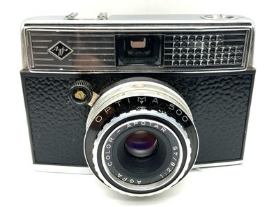 Agfa Optima 500 Sucherkamera mit Color-Apotar 1:2,8 45mm Analogkamera