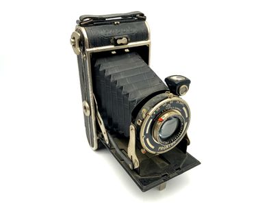 Balda Hapo 5 Klappkamera Schneider Kreuznach Radionar f:4,5 F=10,5cm Prontor