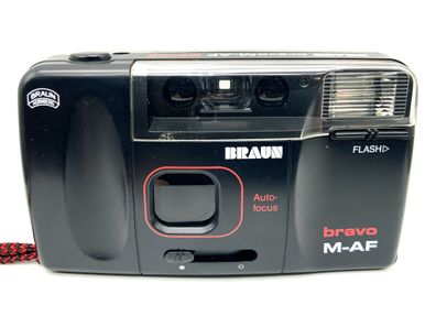 Braun Bravo M-AF Point&Shoot mit Kompaktkamera Analogkamera