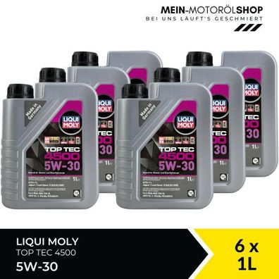 Liqui Moly Top Tec 4500 5W-30 6x1 Liter