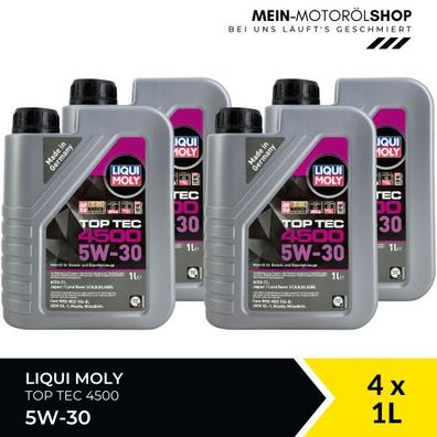 Liqui Moly Top Tec 4500 5W-30 4x1 Liter